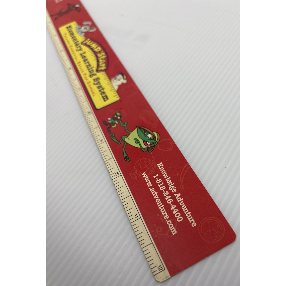 Rare Jump Start Knowledge Adventure Ruler Plastic‎ Some Scratches 12" - Picture 6 of 10